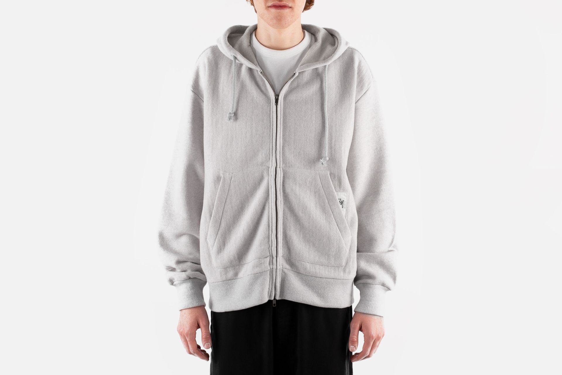 STUSSY Brass Zip Knit Hood